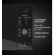 Микроволновая печь Polaris PMO 2303D RUS черный, 23 л, 900 Вт, переключатели- поворотный механизм/кнопки