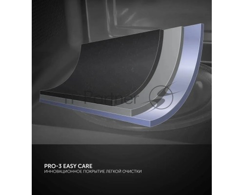 Микроволновая печь Polaris PMO 2303D RUS черный, 23 л, 900 Вт, переключатели- поворотный механизм/кнопки