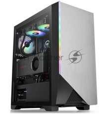 Компьютерный корпус Thermaltake H550 TG RGB черный без БП ATX 5x120mm 5x140mm 2xUSB2.0 1xUSB3.0 audio bott PSU