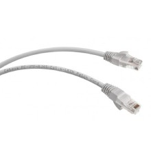 Cabeus PC-UTP-RJ45-Cat.6-1m-LSZH Патч-корд U/UTP, категория 6, 2xRJ45/8p8c, неэкранированный, серый, LSZH, 1м