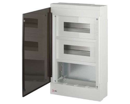 [TEKFOR Боксы пластиковые] ЭРА Б0059315 Щит распределительный со слаботочным отсеком MultiBox bs-24s навесной пластиковый 24 модуля IP41