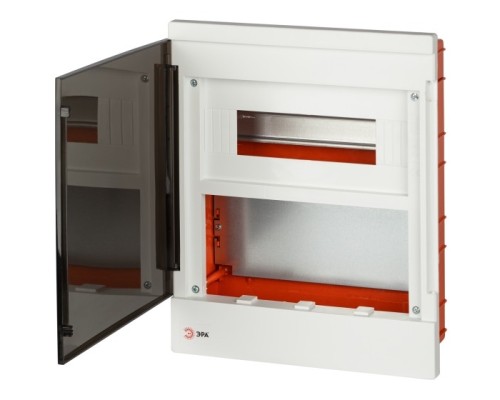 [TEKFOR Боксы пластиковые] ЭРА Б0059316 Щит распределительный со слаботочным отсеком MultiBox bs-12f встраиваемый пластиковый 12 модулей IP40