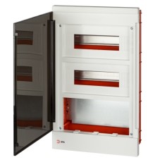 ЭРА Б0059317 Щит распределительный со слаботочным отсеком MultiBox bs-24f встраиваемый пластиковый 24 модуля IP40 