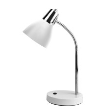 Camelion KD-359  C01 белый (Светильник настольный,230V 40W E27)