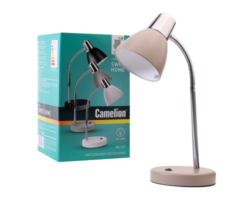 [Camelion Настольные светильники] Camelion KD-359  C26 тауп (Светильник настольный,230V 40W E27)
