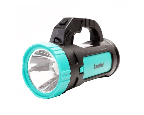 [Camelion Фонари] Camelion LED51527 (фонарь акк. черн/зел,1LED+COB, 4 реж., Type C, 3 x LR6, 2Вт, пласт, кор.)