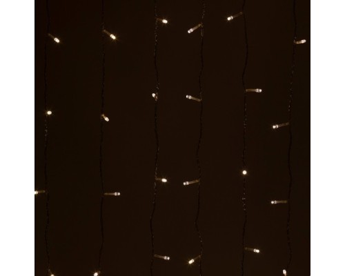 [Новогодние светоукрашения] ЭРА Б0051872 Светодиодная новогодняя гирлянда ENIG - 320W Занавес 8 режимов 3*2 м теплый белый 320 LED IP20 220 V