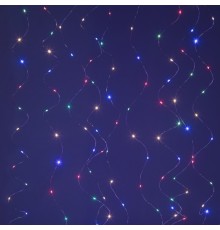 ЭРА Б0056000 Светодиодная новогодняя гирлянда EGNIG - ZM занавес с пультом 3*3 м мультиколор 300 LED