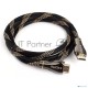 Кабель HDMI Cablexpert CCP-HDMI8К-1.5M, 19M/19M, v2.1, 8К, медь, позол.разъемы, экран, оплетка, 1.5м, черный, пакет