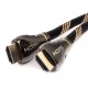 Кабель HDMI Cablexpert CCP-HDMI8К-2.5M, 19M/19M, v2.1, 8К, медь, позол.разъемы, экран, оплетка, 2.5м, черный, пакет