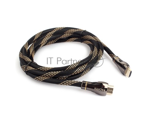 Кабель HDMI Cablexpert CCP-HDMI8К-2.5M, 19M/19M, v2.1, 8К, медь, позол.разъемы, экран, оплетка, 2.5м, черный, пакет Кабель HDMI Cablexpert CCP-HDMI8К-2.5M, 19M/19M, v2.1, 8К, медь, позол.разъемы, экран, оплетка, 2.5м, черный, пакет