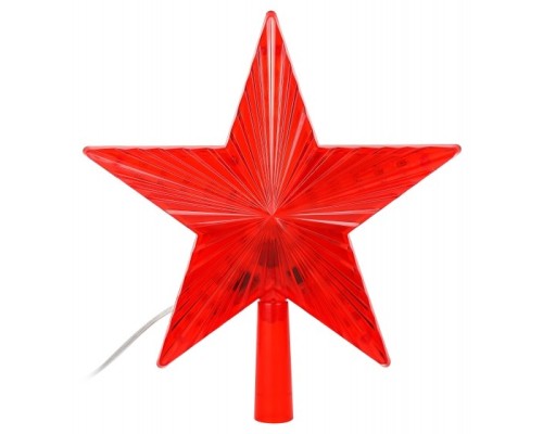 [Новогодние светоукрашения] ЭРА Б0056008 Светодиодная новогодняя фигура ENGEV-02 елочная верхушка Звезда 21 см 220V