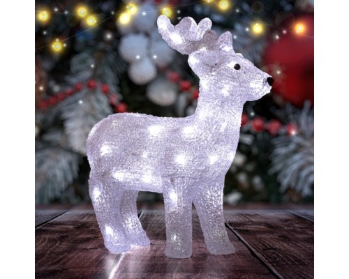 [Новогодние светоукрашения] ЭРА Б0051953 Светодиодная новогодняя фигура ENIOF - 15 Олень 50 LED