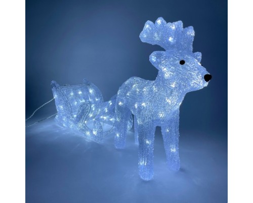 [Новогодние светоукрашения] ЭРА Б0047973 ENIOF - 11 Фигура LED Олень с санями, 220V