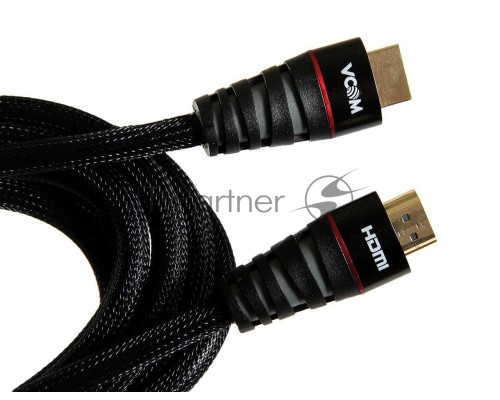 Кабель HDMI 19M/M ver. 2.0 черные коннекторы, 3m VCOM <CG526S-B-3M> Blister Кабель HDMI 19M/M ver. 2.0 черные коннекторы, 3m VCOM <CG526S-B-3M> Blister