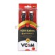 Кабель HDMI 19M/M ver. 2.0 черные коннекторы, 3m VCOM <CG526S-B-3M> Blister Кабель HDMI 19M/M ver. 2.0 черные коннекторы, 3m VCOM <CG526S-B-3M> Blister