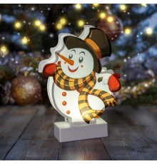 ЭРА Б0051932 Светодиодная новогодняя фигура EGNDS-08 Снеговичок 1 LED