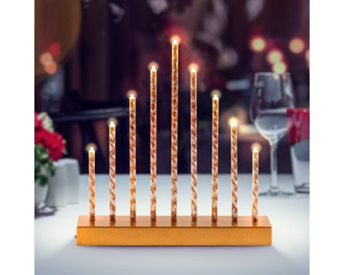 [Новогодние светоукрашения] ЭРА Б0051935 Светодиодная новогодняя фигура ENGS-09 Свечи 9 LED