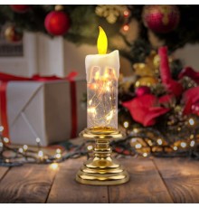 ЭРА Б0051934 Светодиодная новогодняя фигура EGNDS-03 Свеча 10 LED