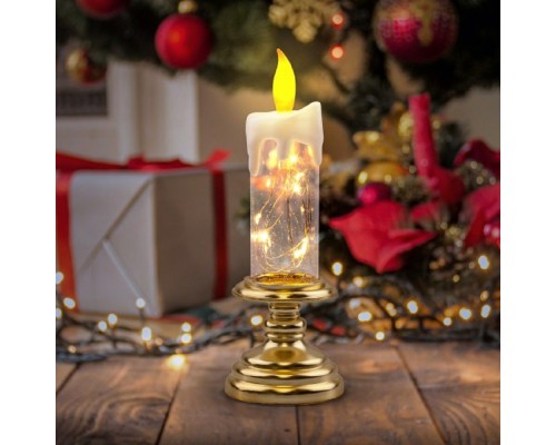 [Новогодние светоукрашения] ЭРА Б0051934 Светодиодная новогодняя фигура EGNDS-03 Свеча 10 LED