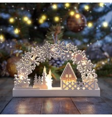 ЭРА Б0051928 Светодиодная новогодняя фигура EGNDS-01 Сказка 8 LED 