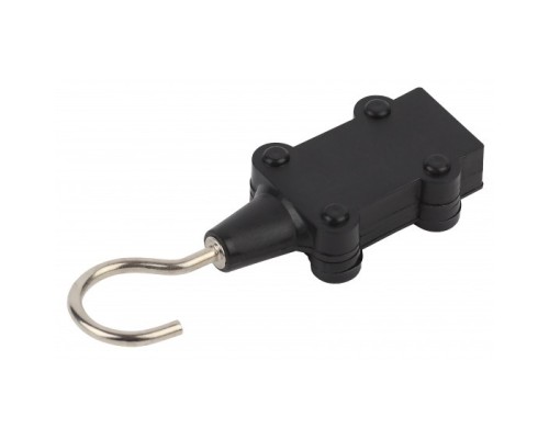 [Новогодние светоукрашения] ЭРА Б0049182 ERABL- ZK Заглушка для Белт-лайт с крюком (на 2 жил.), черный IP65