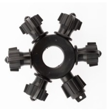 ЭРА Б0051885 Разветвитель ERAPS-OR для гирлянд IP65 круговой 6 гнезд черный IP65