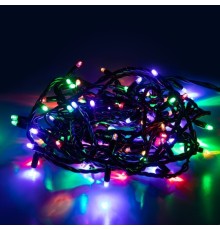 ЭРА Б0056016 Светодиодная новогодняя гирлянда ERAPS-PM10 нить уличная 10 м мультиколор 100 LED IP65