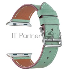 Кожаный ремешок Lyambda Maia для Apple Watch 40/42 mm LWA-02-44-LGN Light green