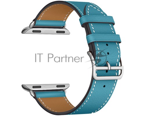 Кожаный ремешок Lyambda Mintaka для Apple Watch 38/40 mm LWA-02-40-LBL Ligth blue