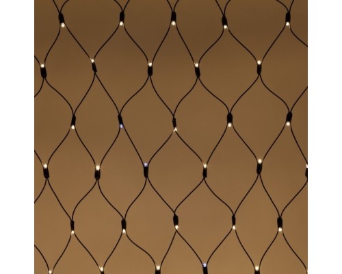 [Новогодние светоукрашения] ЭРА Б0051898 Гирлянда ERAPS-SKW2 светодиодная новогодняя сеть 2x3 м тёплый белый свет 300 LED черный каучук IP65