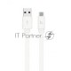 Кабель USB 2.0 hoco X5 бамбук, AM/microBM, белый, 1м