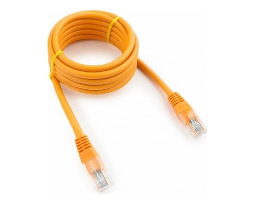 [Коммутационный шнур] Патч-корд UTP Cablexpert PP12-2M/O кат.5e, 2м, литой, многожильный (оранжевый)