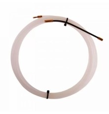 Rexant (47-1005-1) Протяжка кабельная (мини УЗК в бухте), нейлон, d=3mm, 5м, латунный наконечник, заглушка