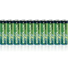 Ergolux R 6 SR10 (R6 SR10, пальчиковая батарейка АА 1.5В)(10 шт. в уп-ке)