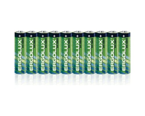 [Батарейка] Ergolux R 6 SR10 (R6 SR10, пальчиковая батарейка АА 1.5В)(10 шт. в уп-ке)