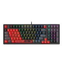 Клавиатура проводная A4Tech Bloody S98 red/black (USB, механическая, for gamer, LED) (SPORTS RED)