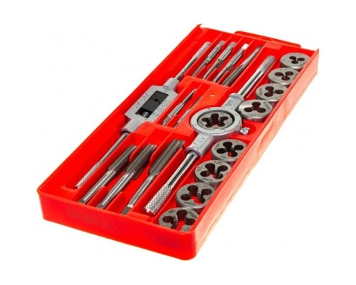 [Наборы] Набор метчиков и плашек ЗУБР 2810-H20_z01,  20 предметов