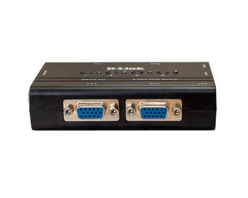[Переключатель] D-Link DKVM-4U/C2A 4-портовый KVM-переключатель с портами VGA и USB