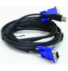 D-Link DKVM-CU3/B1A Кабель KVM длиной 3 м с разъемами VGA и USB