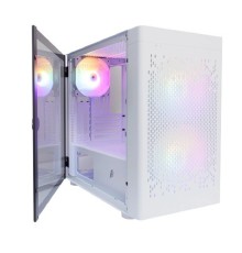 1STPLAYER DK D3-B White / mATX / 1x120mm & 2x140mm LED fans inc. / D3-B-WH-2F1P-W-1F1-W