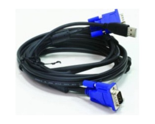 [Переключатель] D-Link DKVM-CU/B1A Кабель KVM длиной 1,8 м с разъемами VGA и USB