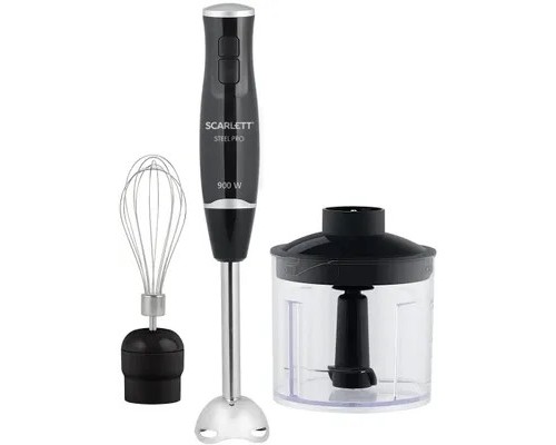 [Блендер] Блендер погружной Scarlett SC-HB42F08 900Вт черный