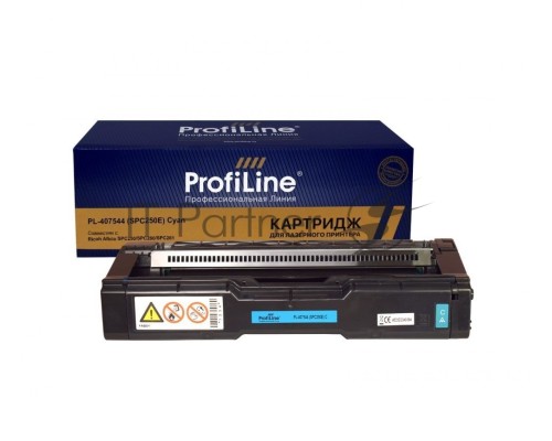 Картридж PL-407544 (SPC250E) для принтеров Ricoh Aficio SPC250/SPC260/SPC261 Cyan 1600 копий ProfiLine
