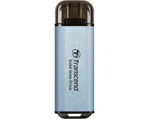 [носитель информации] Transcend Portable SSD 2TB USB-C TS2TESD300C ESD300 голубой