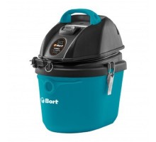 Bort ПЫЛЕСОС ДЛЯ СУХОЙ И ВЛАЖНОЙ УБОРКИ BSS-1212 [93417579] { 1200 Вт, вместимость 12 л, 58 л/сек, 3.6 кг, набор аксессуаров 5 шт }