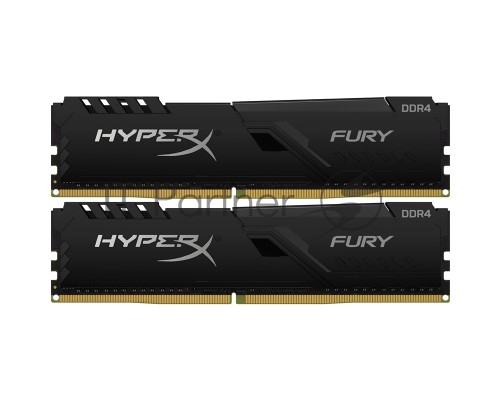 Оперативная память Kingston DRAM 16GB 3733MHz DDR4 CL19 DIMM (Kit of 2) 1Rx8 HyperX FURY Black EAN: 740617302486