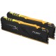 Оперативная память Kingston 16GB 3733MHz DDR4 CL19 DIMM (Kit of 2) 1Rx8 HyperX FURY RGB