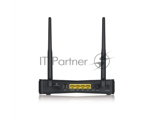 Маршрутизатор ZYXEL LTE3301 Indoor LTE Router, 802.11ac (2,4 и 5 GHz) up to 300+867 Mb/s, LTE/3G/2G, 2 SMA-F for external LTE antennas, 4xLAN GE (1xWAN GE), 1xUSB2.0