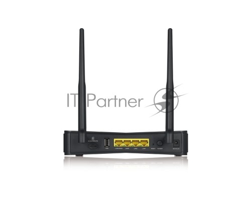 Маршрутизатор ZYXEL LTE3301 Indoor LTE Router, 802.11ac (2,4 и 5 GHz) up to 300+867 Mb/s, LTE/3G/2G, 2 SMA-F for external LTE antennas, 4xLAN GE (1xWAN GE), 1xUSB2.0